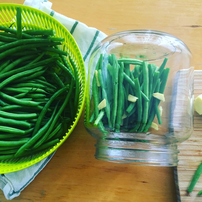 Recipe: Lacto-Fermented Ginger Green Beans - FarmSteady