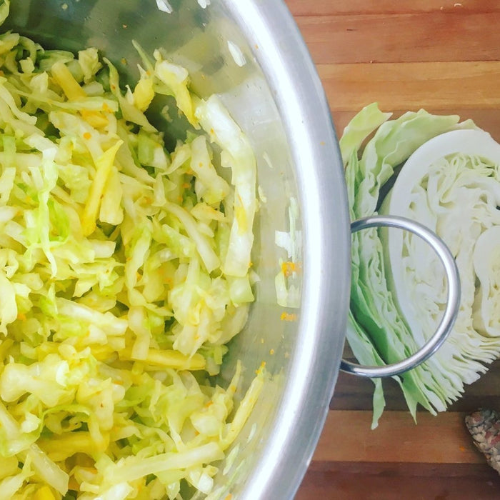 Recipe: Pineapple Turmeric Mint Kraut - FarmSteady