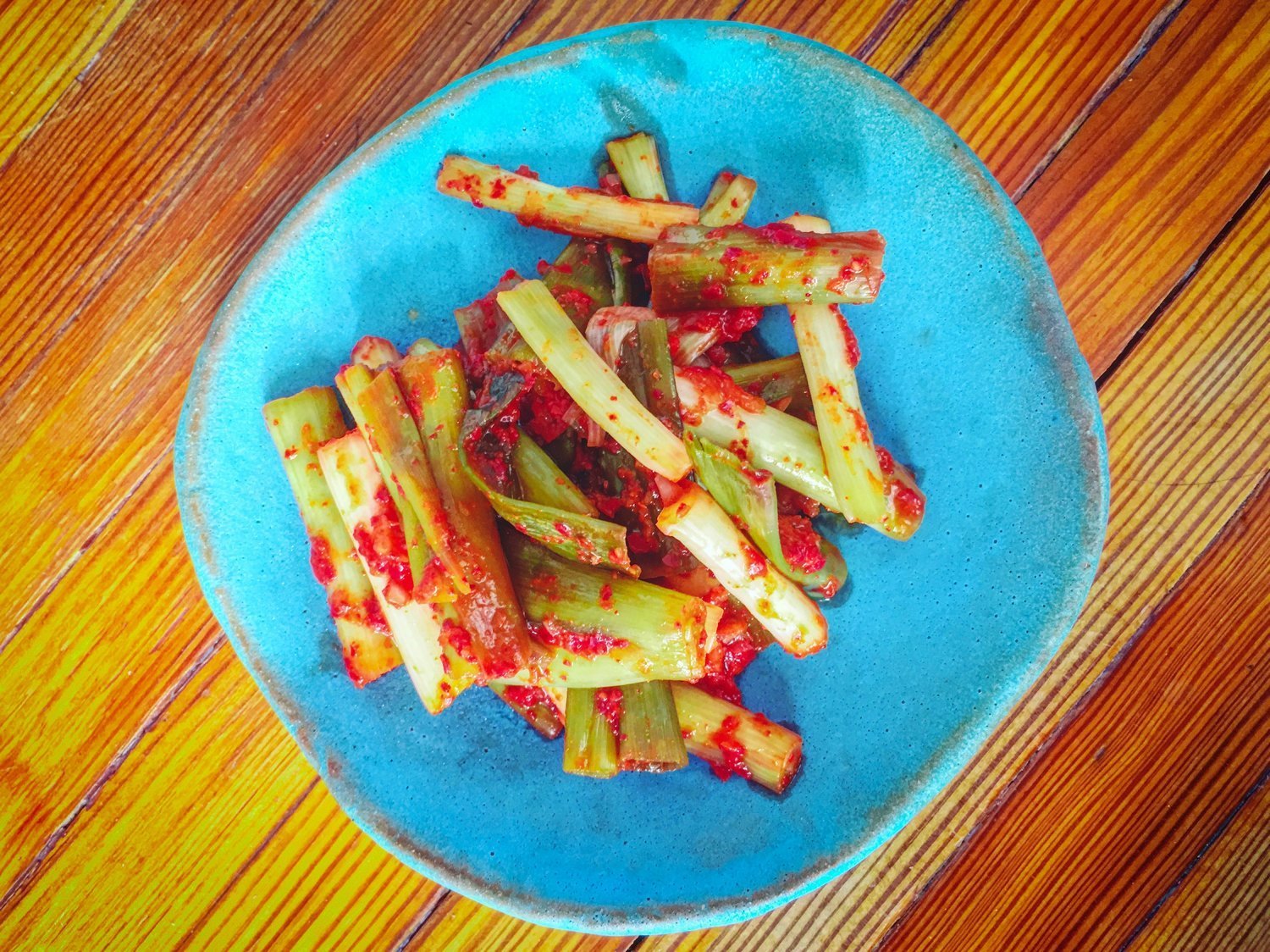Recipe: Scallion Kimchi - FarmSteady