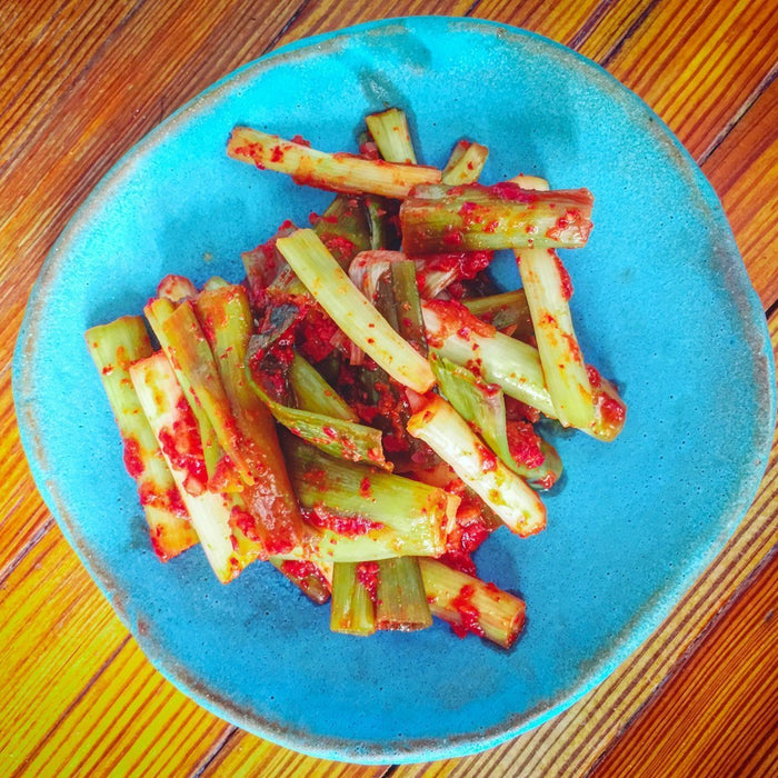 Recipe: Scallion Kimchi - FarmSteady