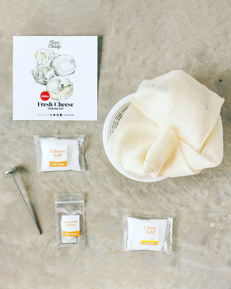 Italian Fresh Cheese Making Kit - 4 - FarmSteady