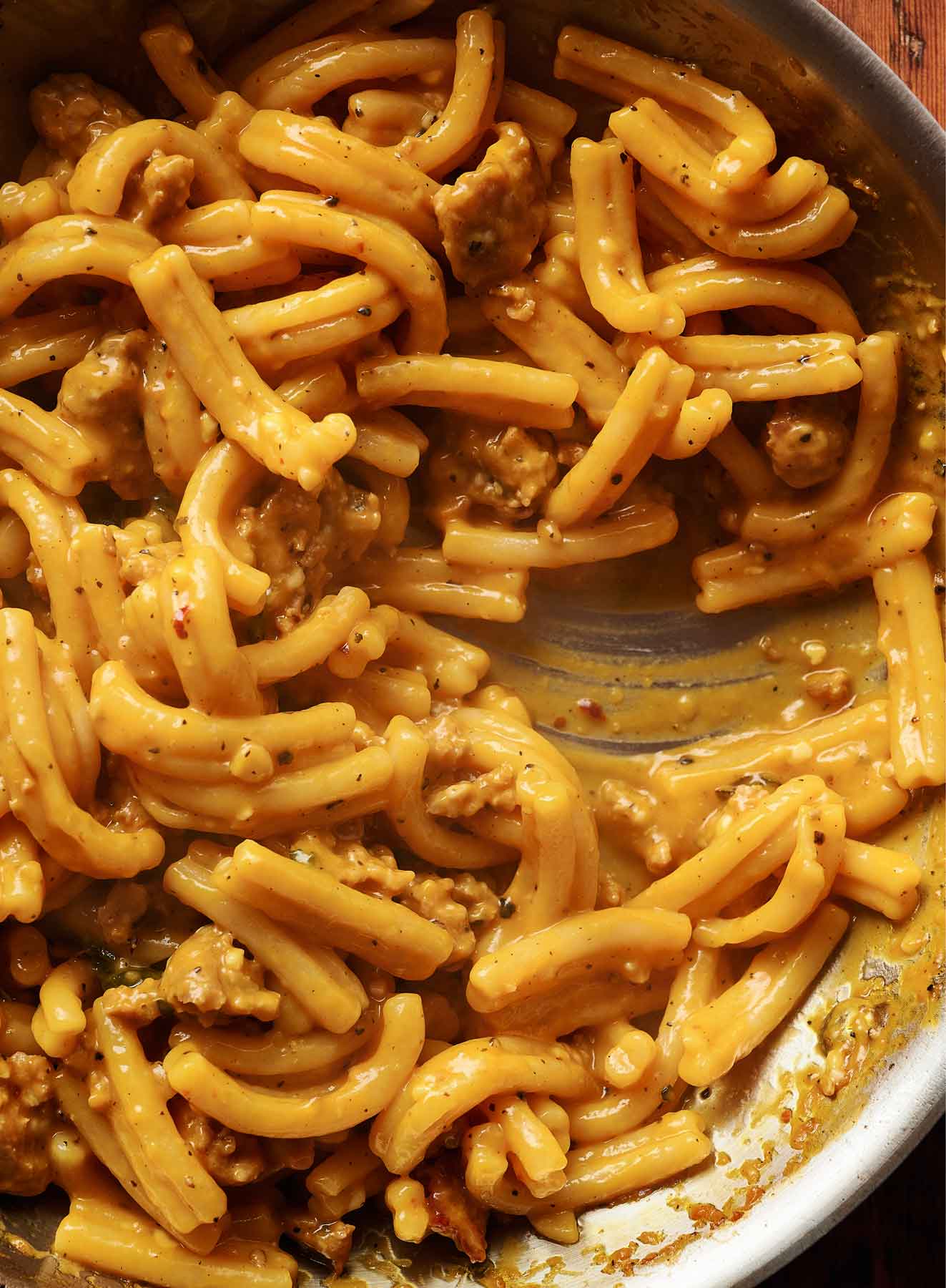 Butternut Squash with Sausage, Sage & Spicy Chiles