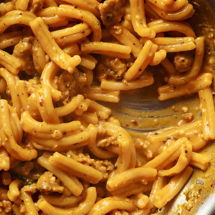 Butternut Squash with Sausage, Sage & Spicy Chiles