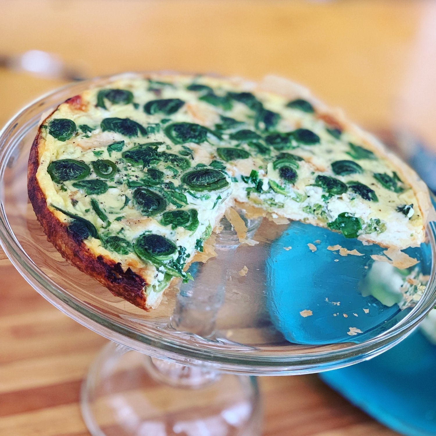 Recipe: Fiddlehead Tart - FarmSteady