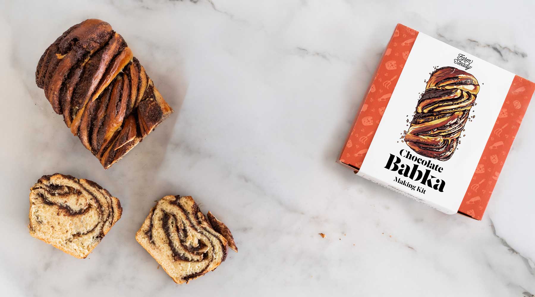 New FarmSteady Kit - Chocolate Babka Making Kit