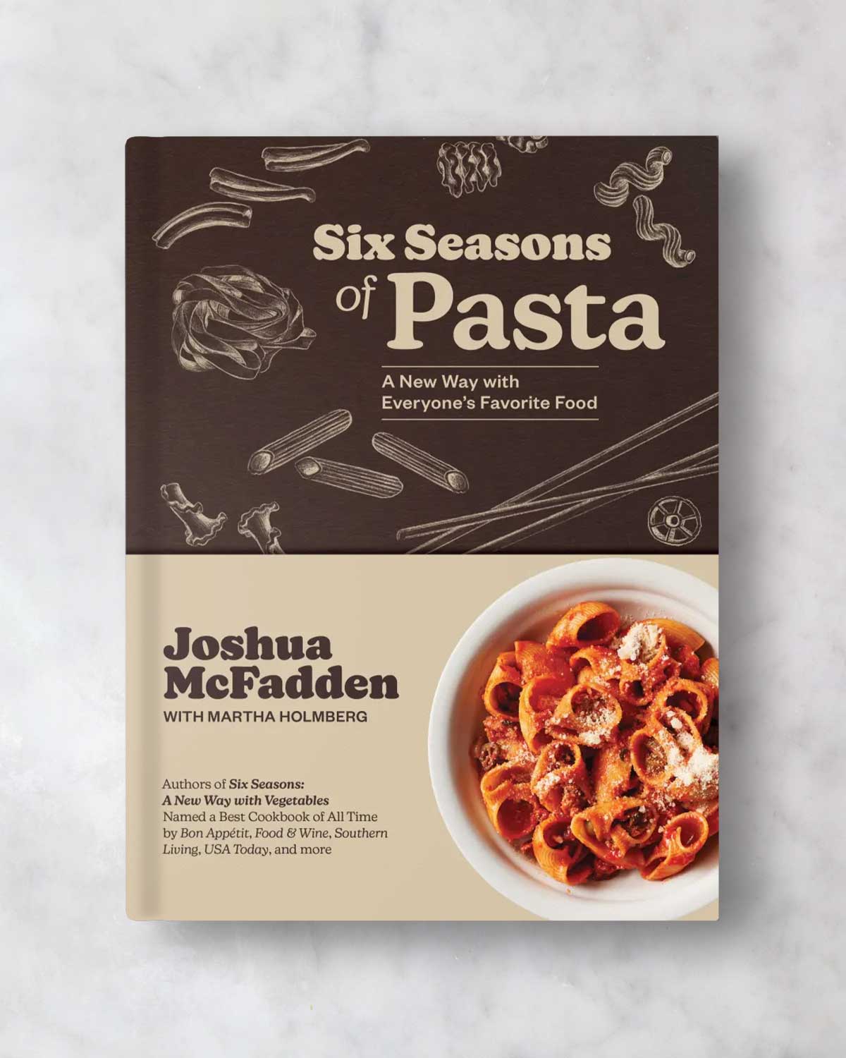 Six Seasons of Pasta book by Joshua McFadden, front cover
