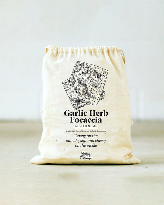 Garlic Herb Focaccia Baking Mix - 1 - FarmSteady