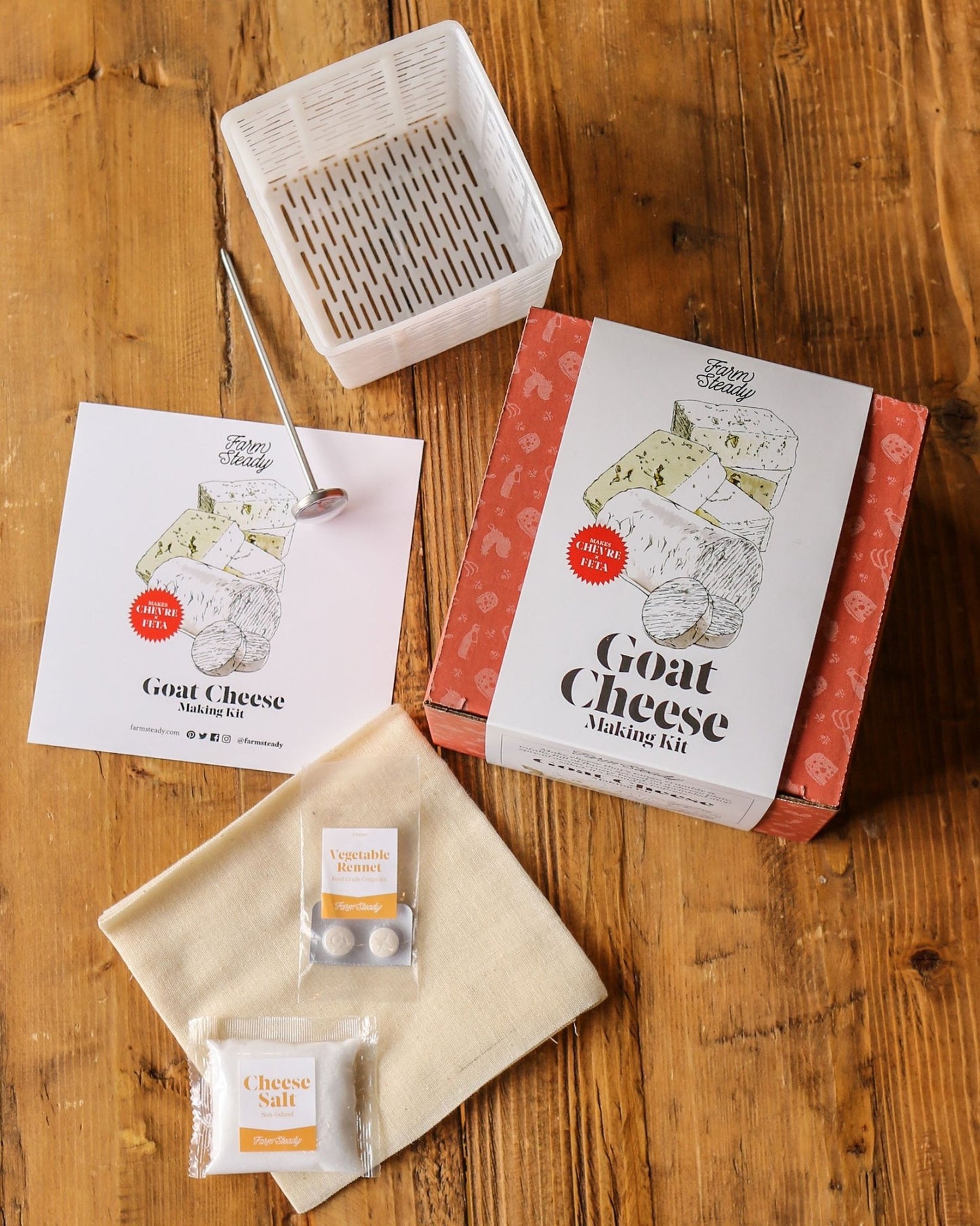 Goat Cheese Making Kit - 4 - FarmSteady