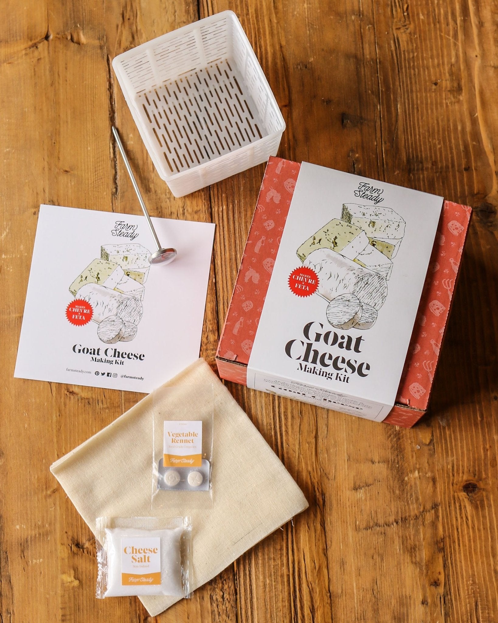 Goat Cheese Making Kit - 4 - FarmSteady