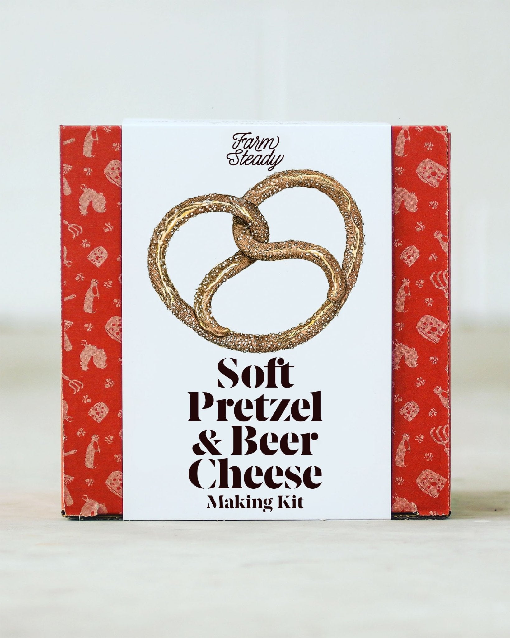 FarmSteady Soft Pretzel & Beer Cheese Making Kit with Instructions